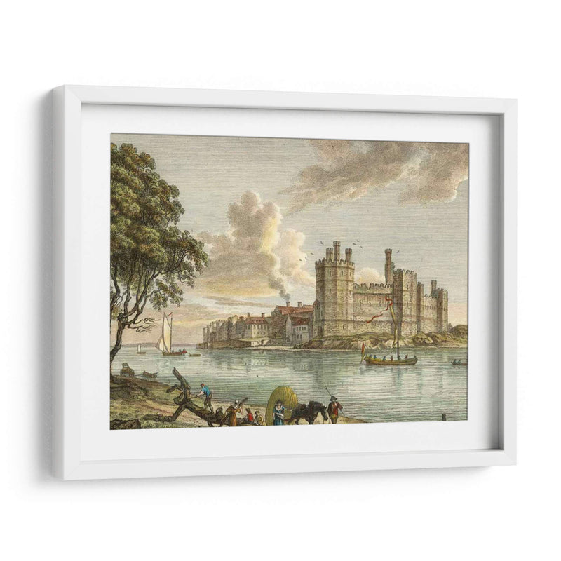 Castillo De Caernarvon - P. Sandby | Cuadro decorativo de Canvas Lab