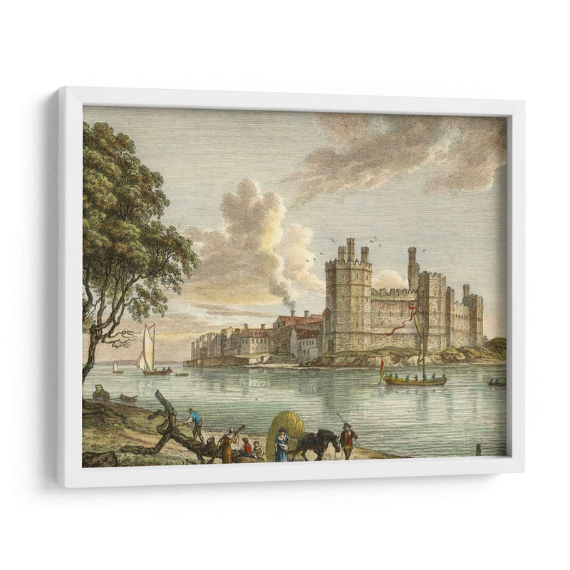 Castillo De Caernarvon - P. Sandby | Cuadro decorativo de Canvas Lab