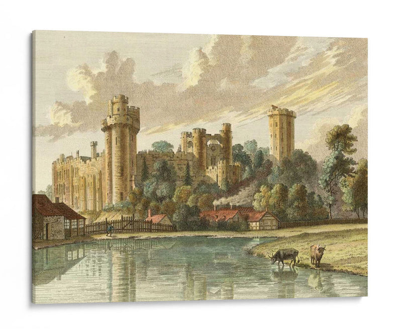 Castillo Warwick - P. Sandby | Cuadro decorativo de Canvas Lab