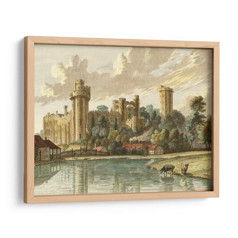 Castillo Warwick - P. Sandby | Cuadro decorativo de Canvas Lab