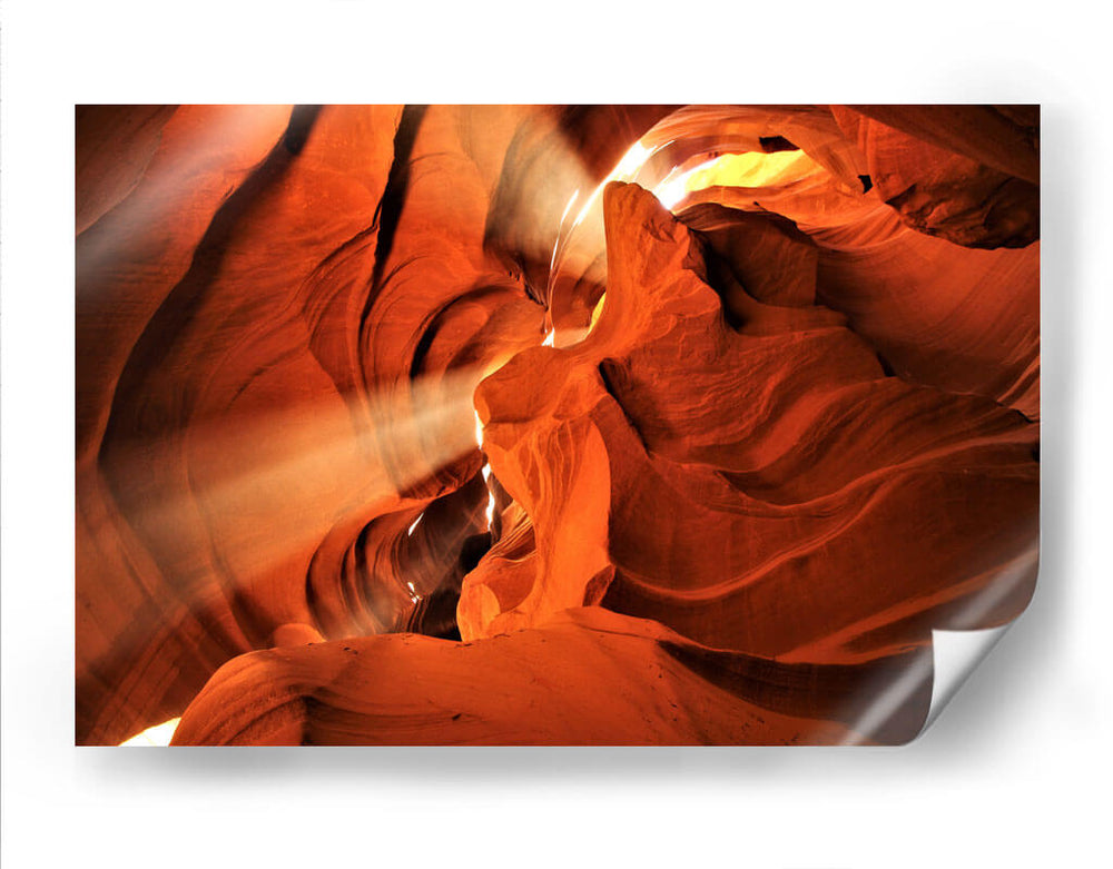 Filtración del sol entre el cañón | Cuadro decorativo de Canvas Lab