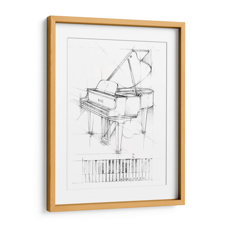 Bosquejo Del Piano - Ethan Harper | Cuadro decorativo de Canvas Lab