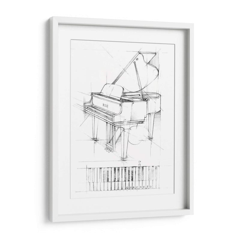 Bosquejo Del Piano - Ethan Harper | Cuadro decorativo de Canvas Lab
