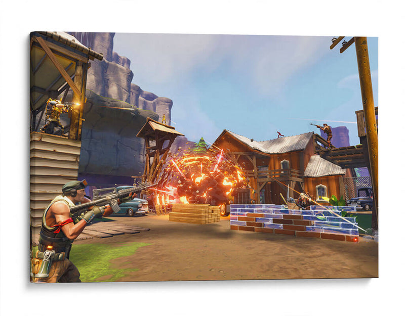 Fortnite it's on | Cuadro decorativo de Canvas Lab