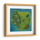 Fortnite map | Cuadro decorativo de Canvas Lab