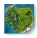 Fortnite map | Cuadro decorativo de Canvas Lab
