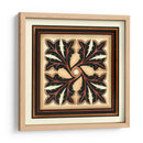 Bloque De Madera Cuadrado Crujido V - Vision Studio | Cuadro decorativo de Canvas Lab