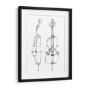 Boceto De Violonchelo - Ethan Harper | Cuadro decorativo de Canvas Lab
