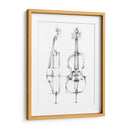 Boceto De Violonchelo - Ethan Harper | Cuadro decorativo de Canvas Lab
