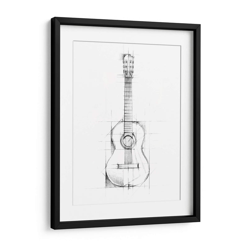 Boceto De Guitarra - Ethan Harper | Cuadro decorativo de Canvas Lab