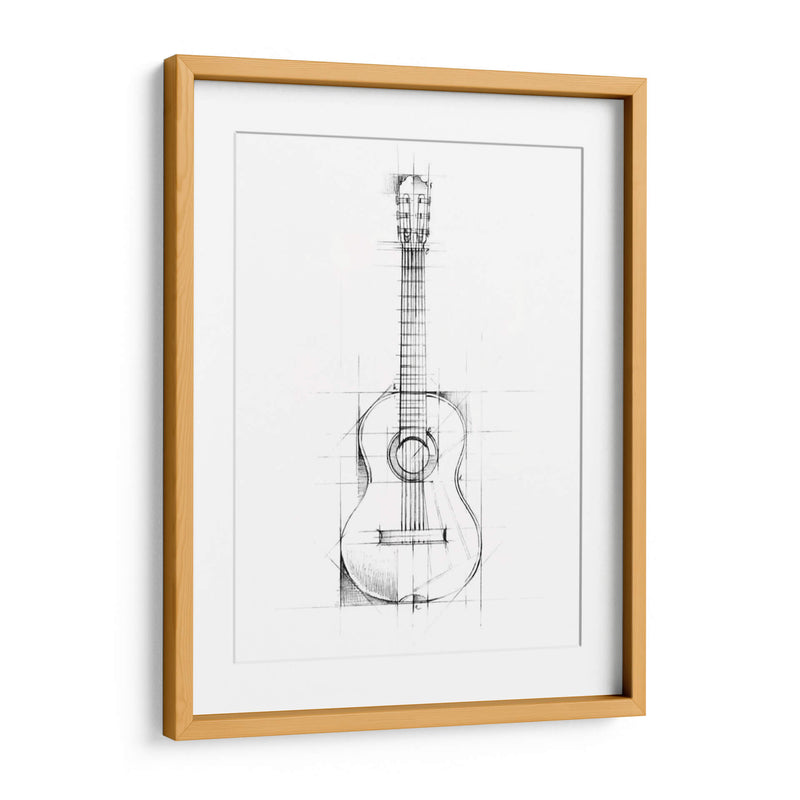 Boceto De Guitarra - Ethan Harper | Cuadro decorativo de Canvas Lab