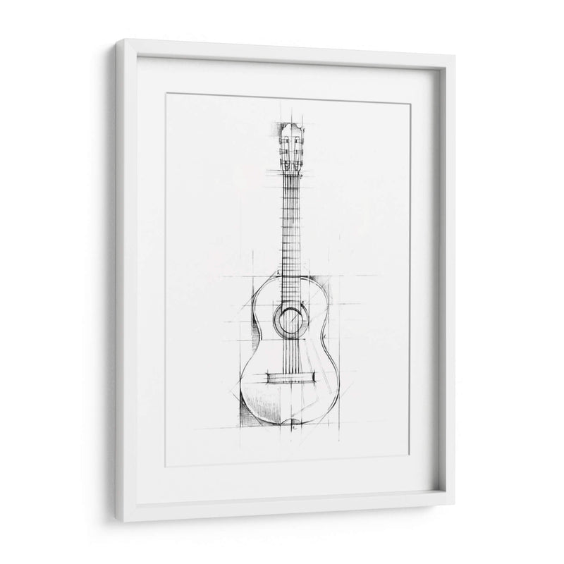 Boceto De Guitarra - Ethan Harper | Cuadro decorativo de Canvas Lab