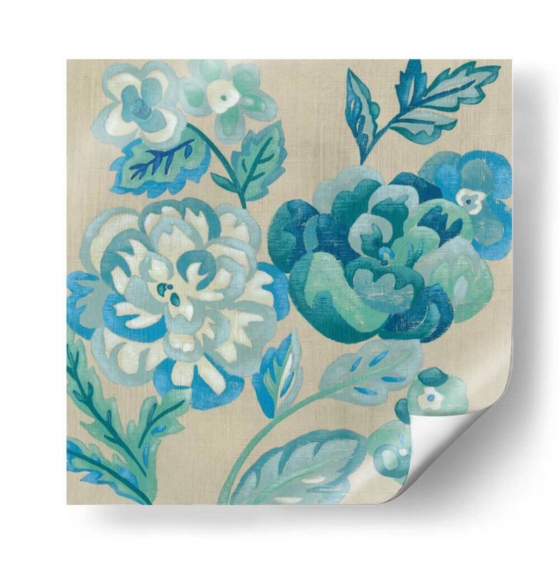 Turquesa Chintz I - Chariklia Zarris | Cuadro decorativo de Canvas Lab