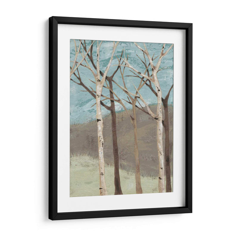 Birches Azul Ii - Jade Reynolds | Cuadro decorativo de Canvas Lab