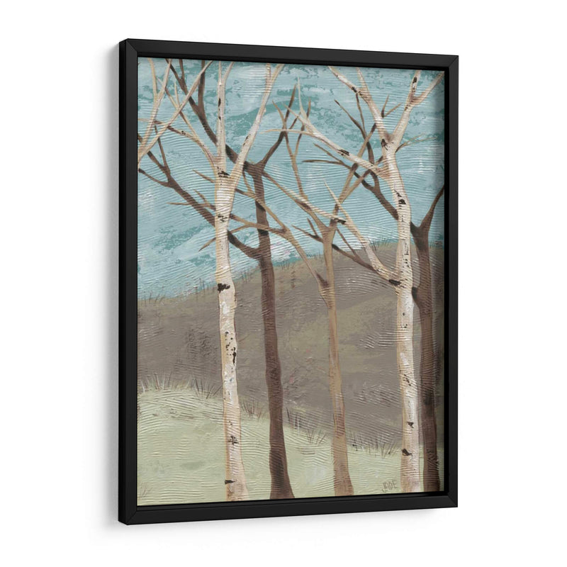 Birches Azul Ii - Jade Reynolds | Cuadro decorativo de Canvas Lab