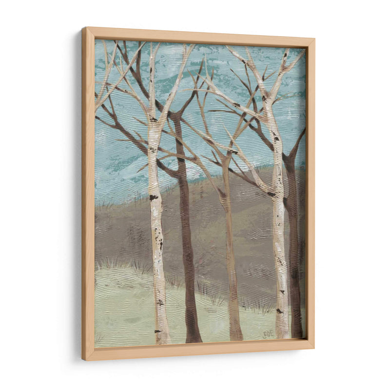 Birches Azul Ii - Jade Reynolds | Cuadro decorativo de Canvas Lab