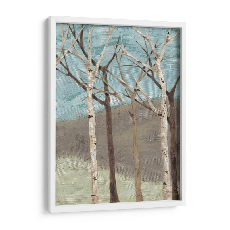 Birches Azul Ii - Jade Reynolds | Cuadro decorativo de Canvas Lab