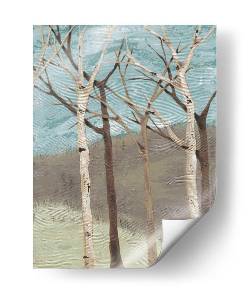 Birches Azul Ii - Jade Reynolds | Cuadro decorativo de Canvas Lab