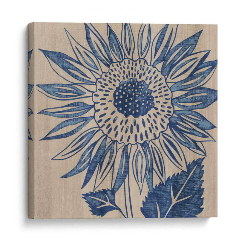 Girasol Índigo - Chariklia Zarris | Cuadro decorativo de Canvas Lab