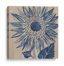Girasol Índigo - Chariklia Zarris | Cuadro decorativo de Canvas Lab