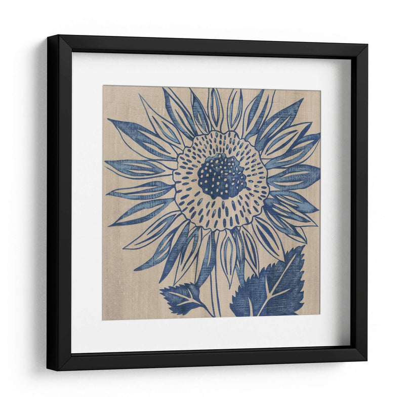 Girasol Índigo - Chariklia Zarris | Cuadro decorativo de Canvas Lab