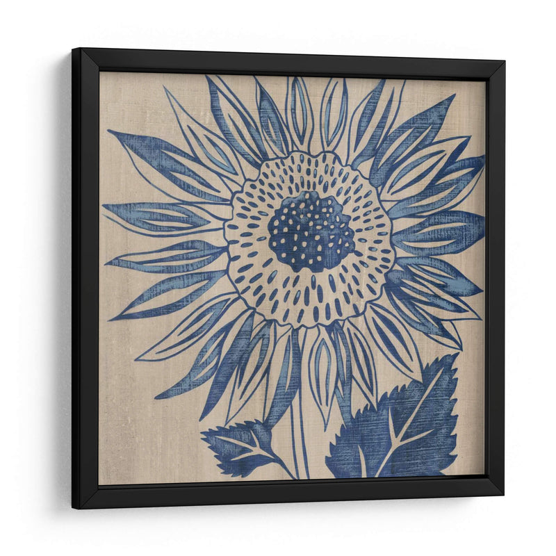 Girasol Índigo - Chariklia Zarris | Cuadro decorativo de Canvas Lab