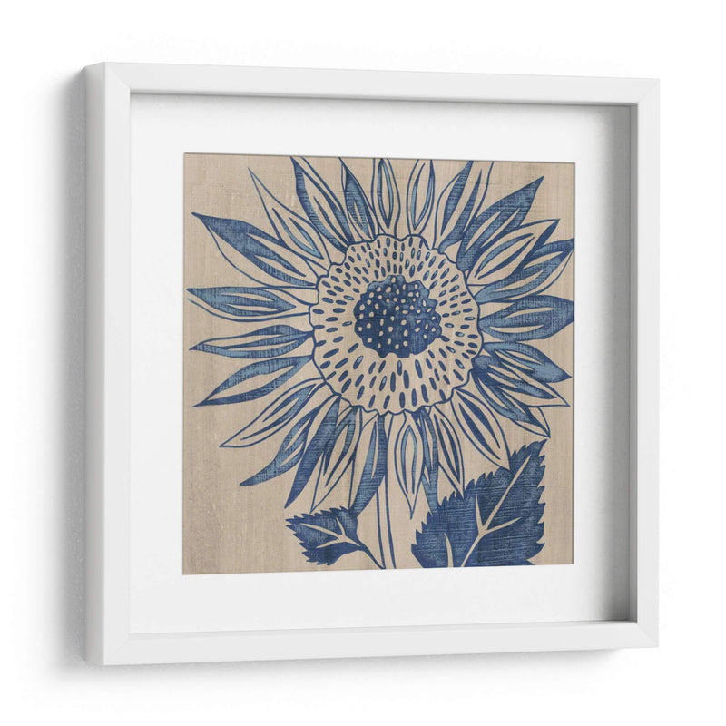 Girasol Índigo - Chariklia Zarris | Cuadro decorativo de Canvas Lab