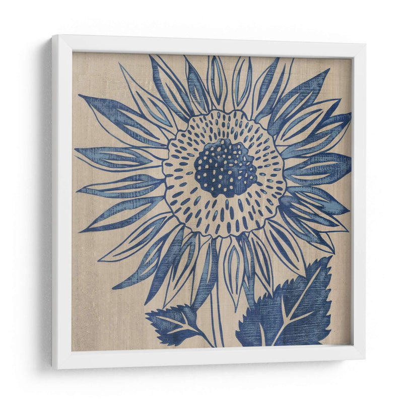 Girasol Índigo - Chariklia Zarris | Cuadro decorativo de Canvas Lab