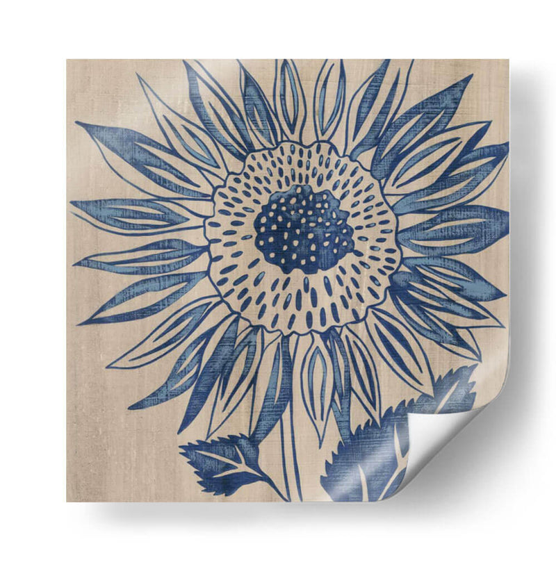 Girasol Índigo - Chariklia Zarris | Cuadro decorativo de Canvas Lab