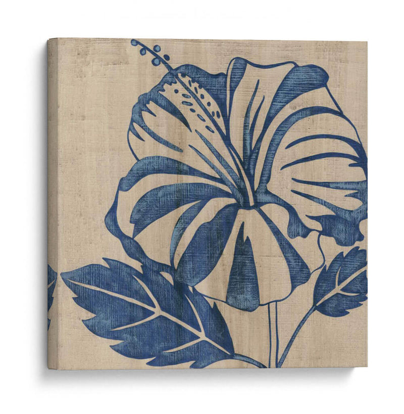 Indigo Hibiscus - Chariklia Zarris | Cuadro decorativo de Canvas Lab