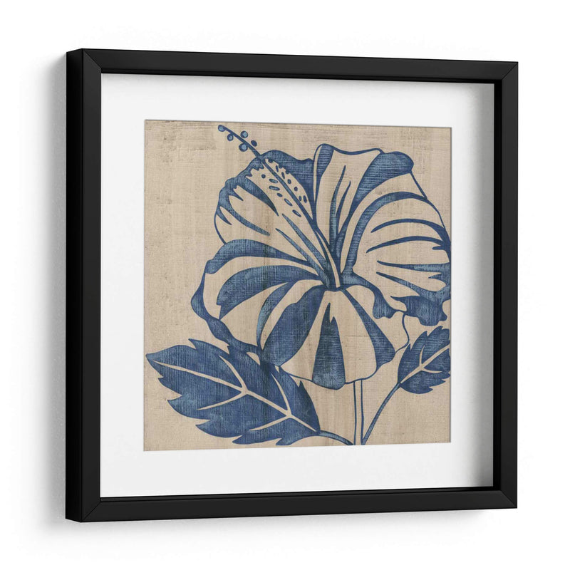 Indigo Hibiscus - Chariklia Zarris | Cuadro decorativo de Canvas Lab