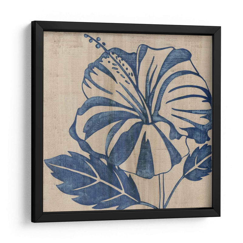 Indigo Hibiscus - Chariklia Zarris | Cuadro decorativo de Canvas Lab