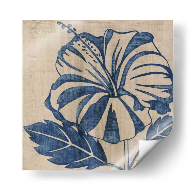 Indigo Hibiscus - Chariklia Zarris | Cuadro decorativo de Canvas Lab