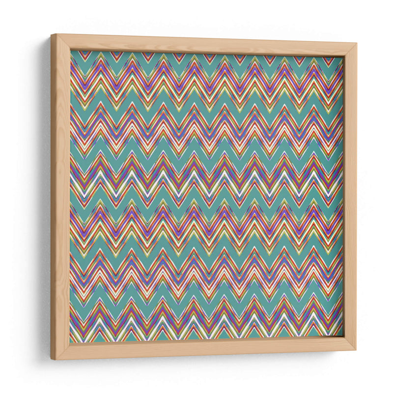 Olas De Chevron Ii - Katia Hoffman | Cuadro decorativo de Canvas Lab