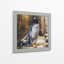 Pingüino atento | Cuadro decorativo de Canvas Lab