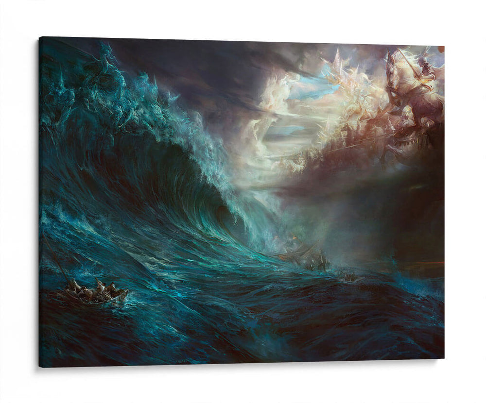 Guerra elemental | Cuadro decorativo de Canvas Lab