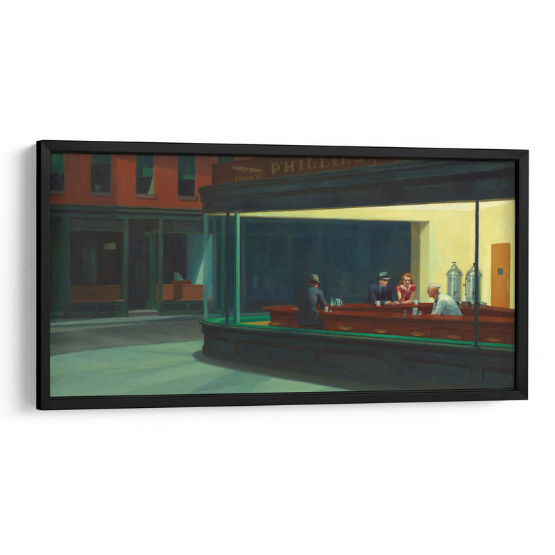 Halcones de la noche - Edward Hopper | Cuadro decorativo de Canvas Lab