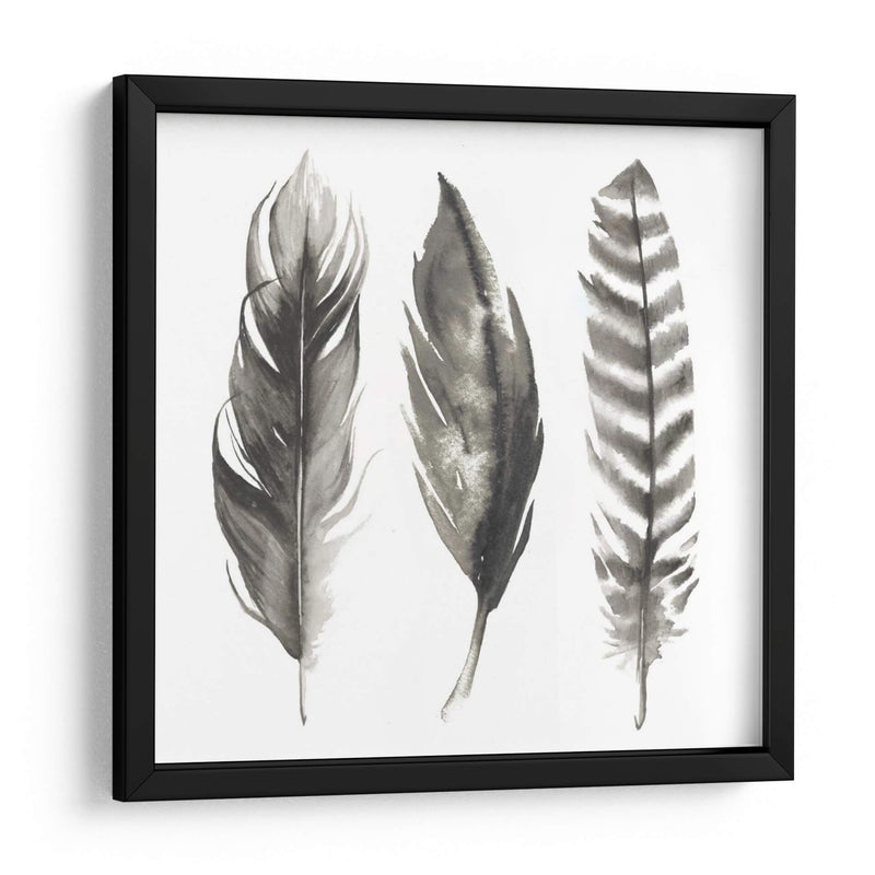 Plumas De Acuarela I - Grace Popp | Cuadro decorativo de Canvas Lab