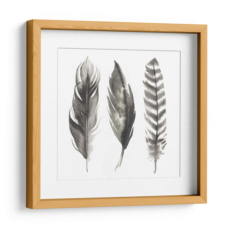 Plumas De Acuarela I - Grace Popp | Cuadro decorativo de Canvas Lab