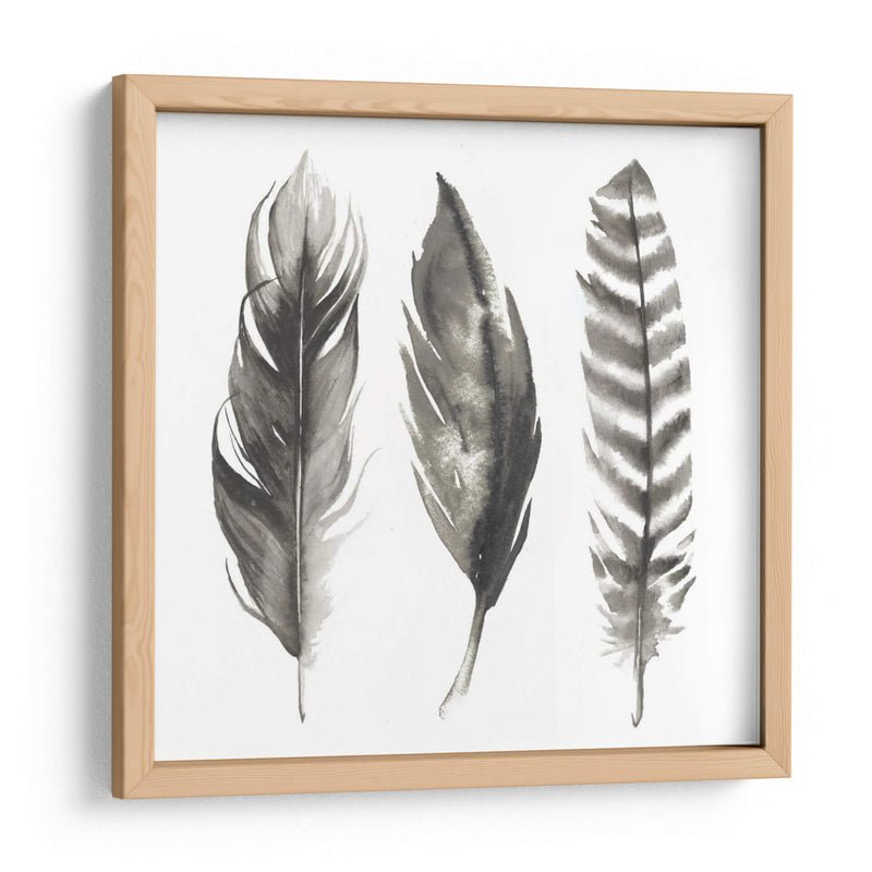 Plumas De Acuarela I - Grace Popp | Cuadro decorativo de Canvas Lab