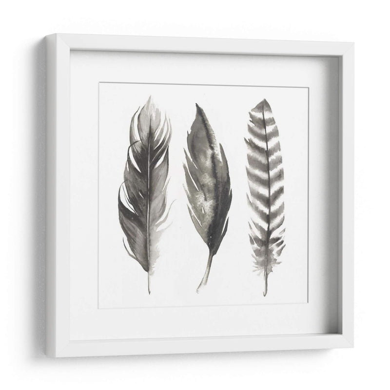 Plumas De Acuarela I - Grace Popp | Cuadro decorativo de Canvas Lab