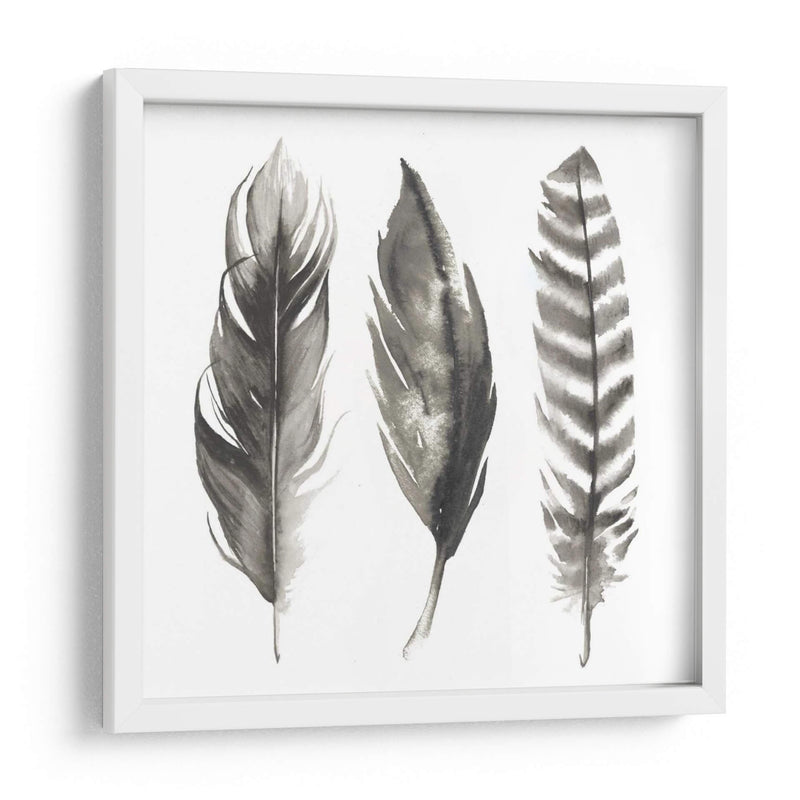 Plumas De Acuarela I - Grace Popp | Cuadro decorativo de Canvas Lab