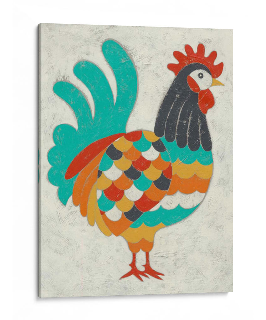 Pollos De País I - Chariklia Zarris | Cuadro decorativo de Canvas Lab