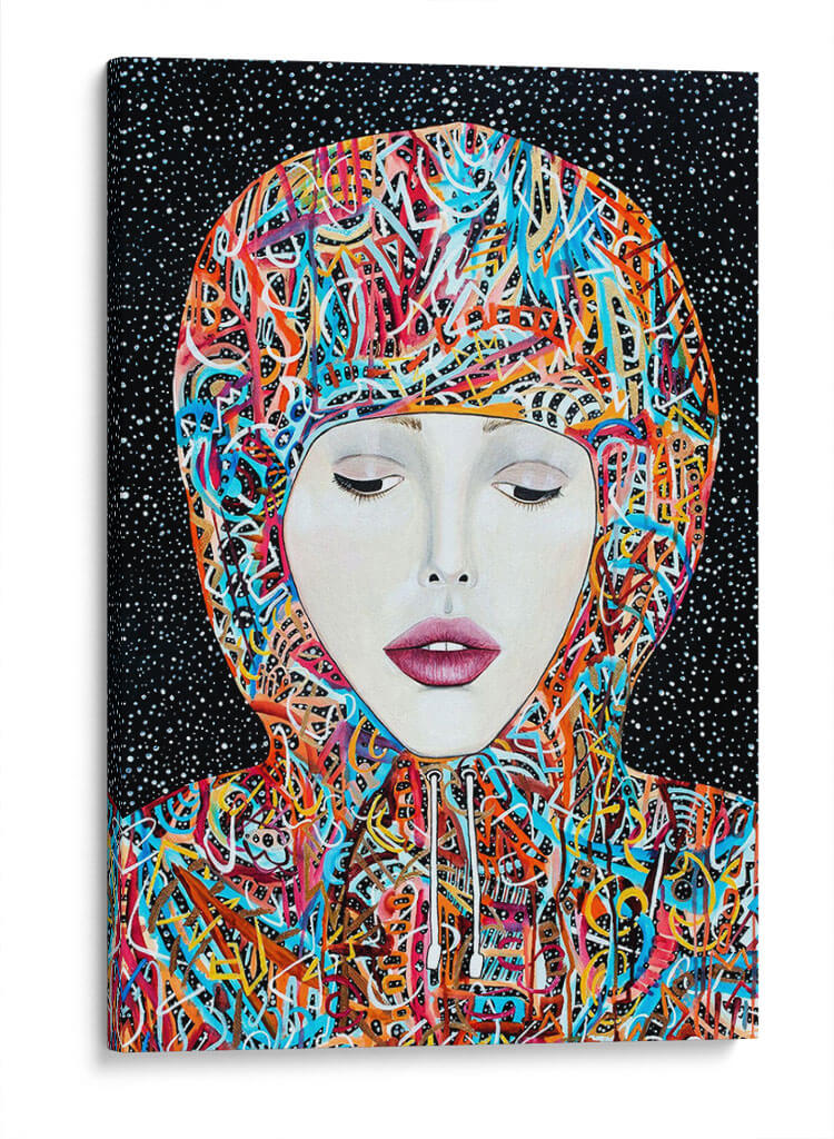 Introspección bajo las estrellas | Cuadro decorativo de Canvas Lab