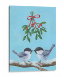 Chickadee Navidad I 2-Up - Grace Popp | Cuadro decorativo de Canvas Lab