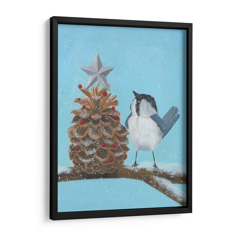 Chickadee Navidad Ii 2-Up - Grace Popp | Cuadro decorativo de Canvas Lab