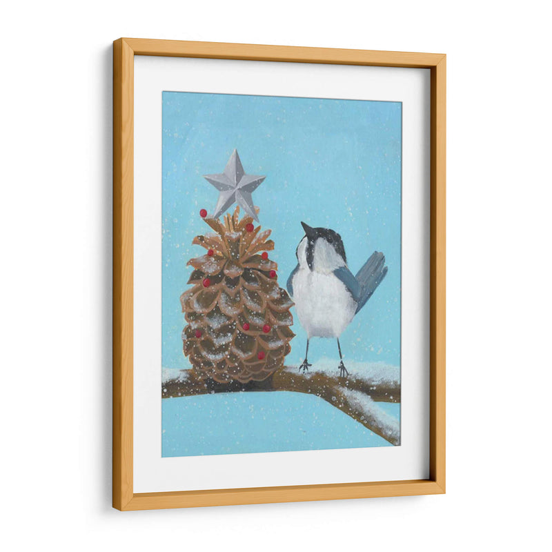 Chickadee Navidad Ii 2-Up - Grace Popp | Cuadro decorativo de Canvas Lab