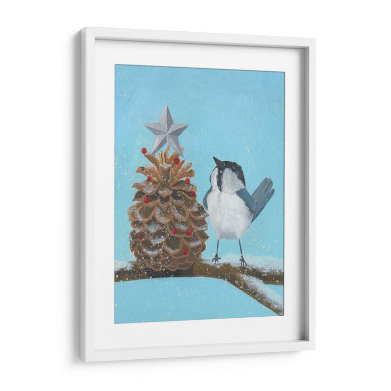 Chickadee Navidad Ii 2-Up - Grace Popp | Cuadro decorativo de Canvas Lab