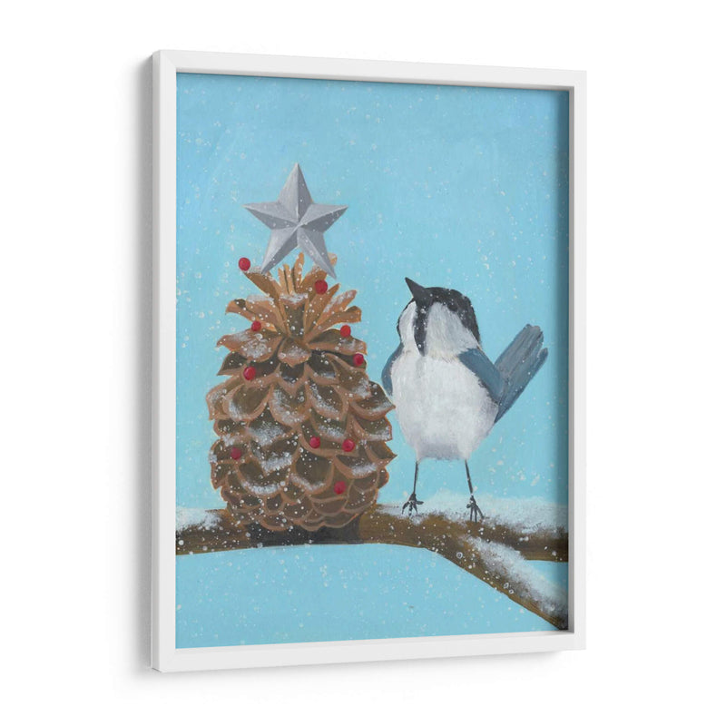 Chickadee Navidad Ii 2-Up - Grace Popp | Cuadro decorativo de Canvas Lab