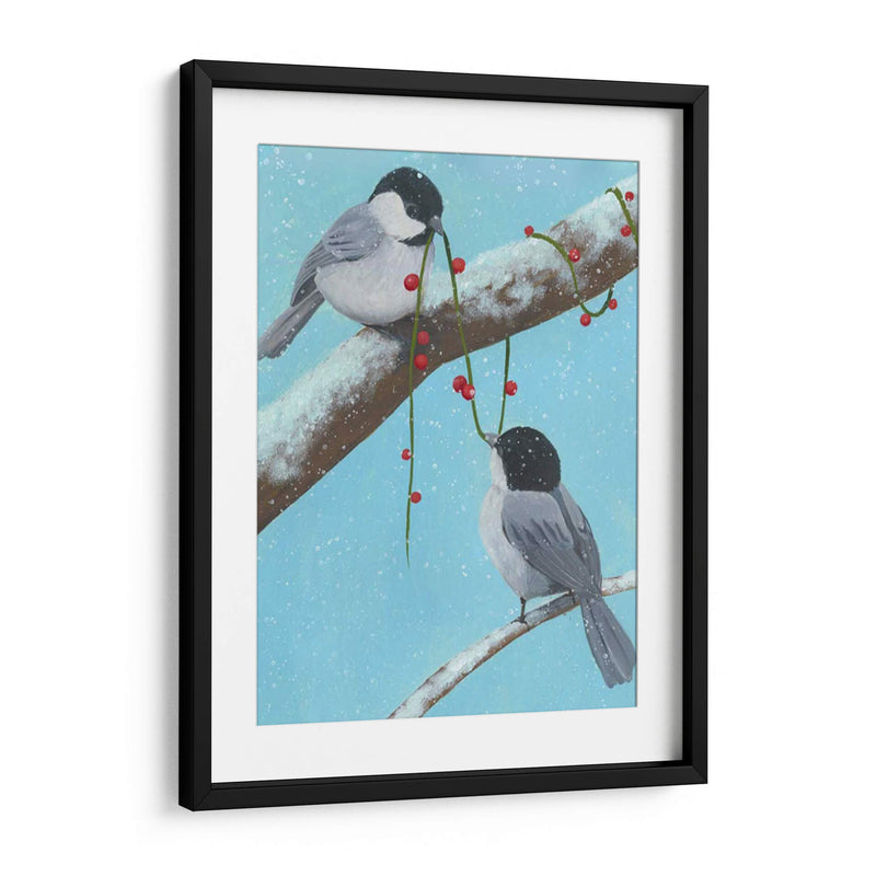 Chickadee Navidad Iv 2-Up - Grace Popp | Cuadro decorativo de Canvas Lab